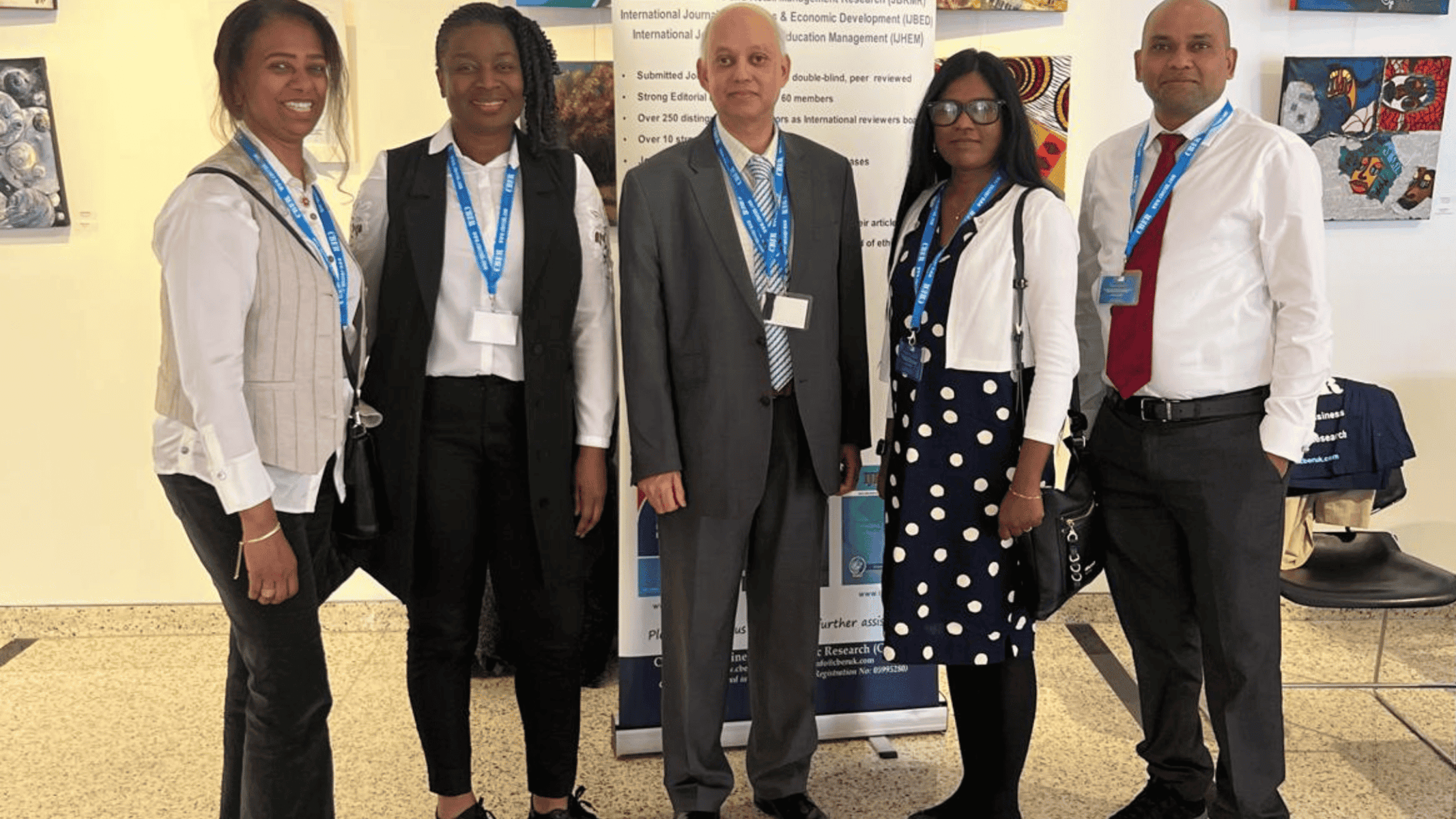 Regent College London academics and students attend ICBED conference 2024.