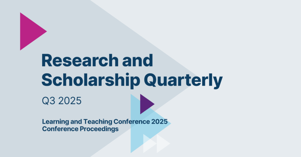 Regent College London's Research & Scholarship Quarterly Q3 2025