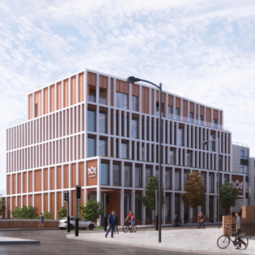 Regent College London's Pankaj House, a brand-new campus in Harrow, designed to enhance the student experience through state-of-the-art spaces and innovative learning environments.
