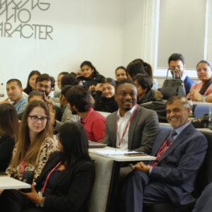 RCL School of Health and Sports Science academics and students gather for the School's inaugural Research Showcase.